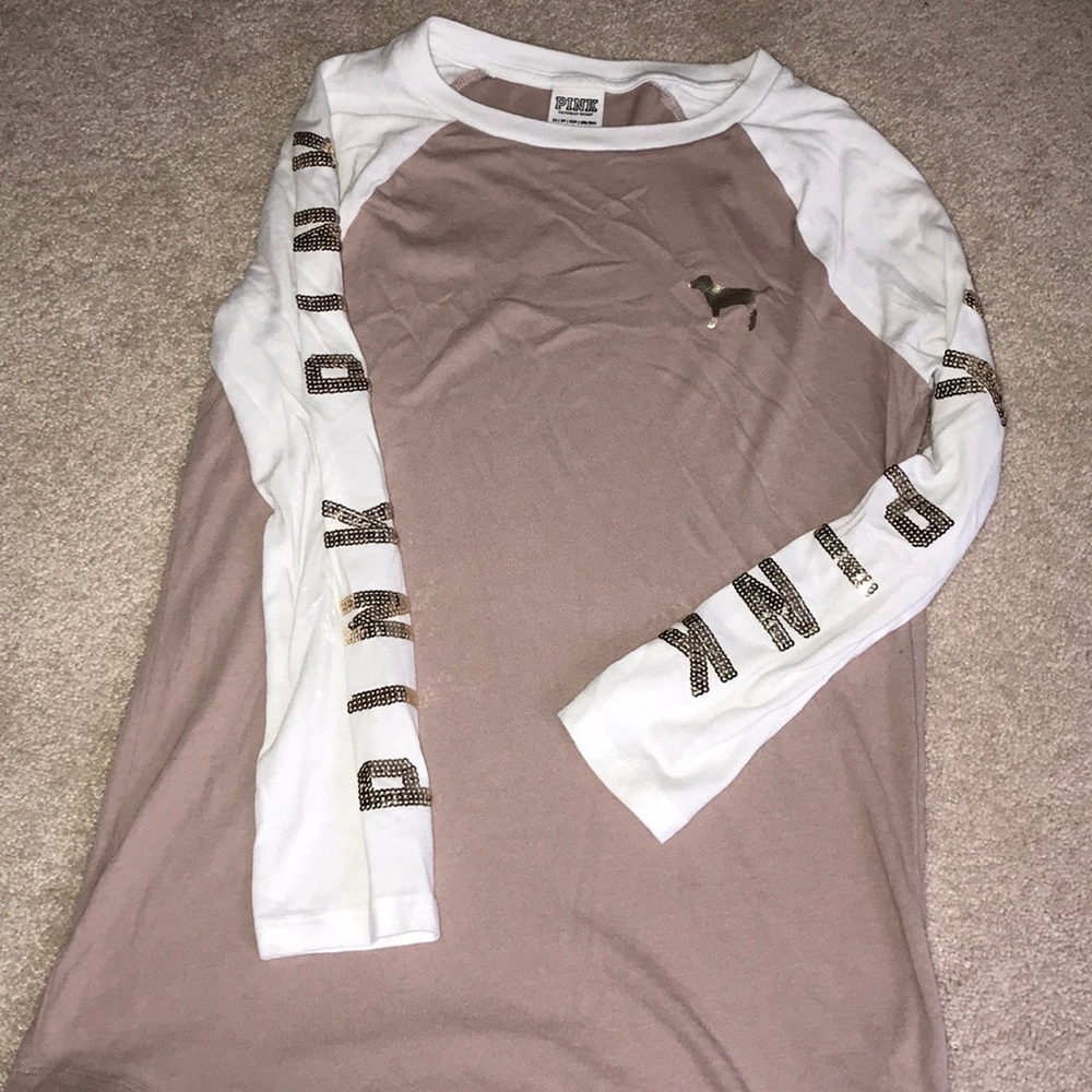 Victoria Secrets PINK Sequin Tee